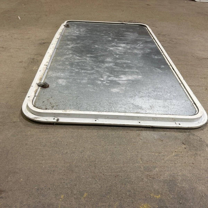 Used Radius Cornered Cargo Door - 41.75 X 22.75 X 0.625 - Young Farts RV Parts