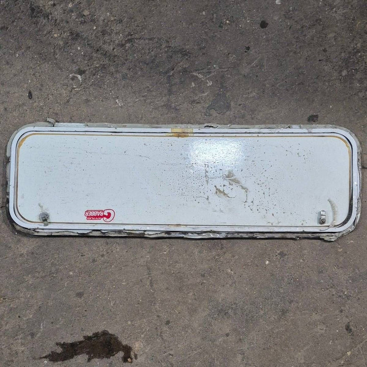 Used Radius Cornered Cargo Door - 45 7/8" X 13 3/4" X 1/2" - Young Farts RV Parts