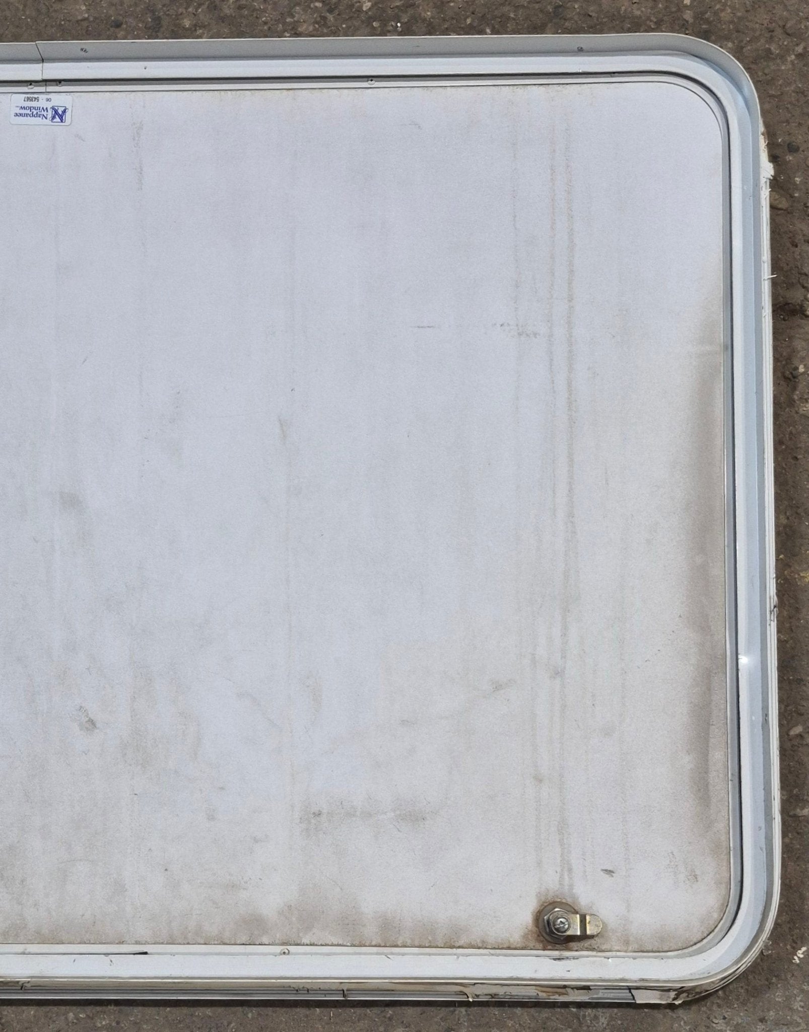 Used Radius Cornered Cargo Door 45" x 29" x 1 7/8" D - Young Farts RV Parts