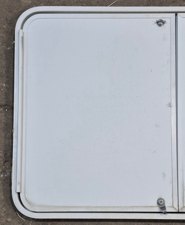 Used Radius Cornered Cargo Door 45" x 29" x 1 7/8" D - Young Farts RV Parts