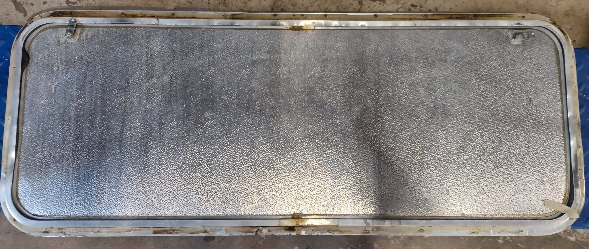 Used Radius Cornered Cargo Door 47 3/4" x 17 7/8" x 5/8"D - Young Farts RV Parts