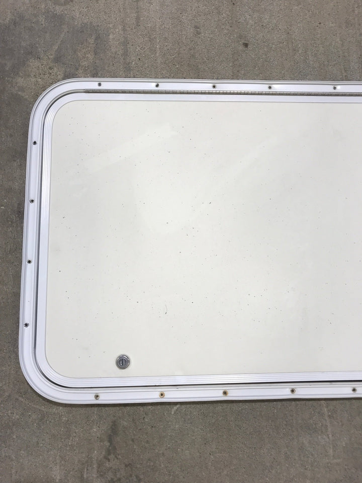 Used Radius Cornered Cargo Door 47 3/4" x 19 3/4" x 3/4" D - Young Farts RV Parts