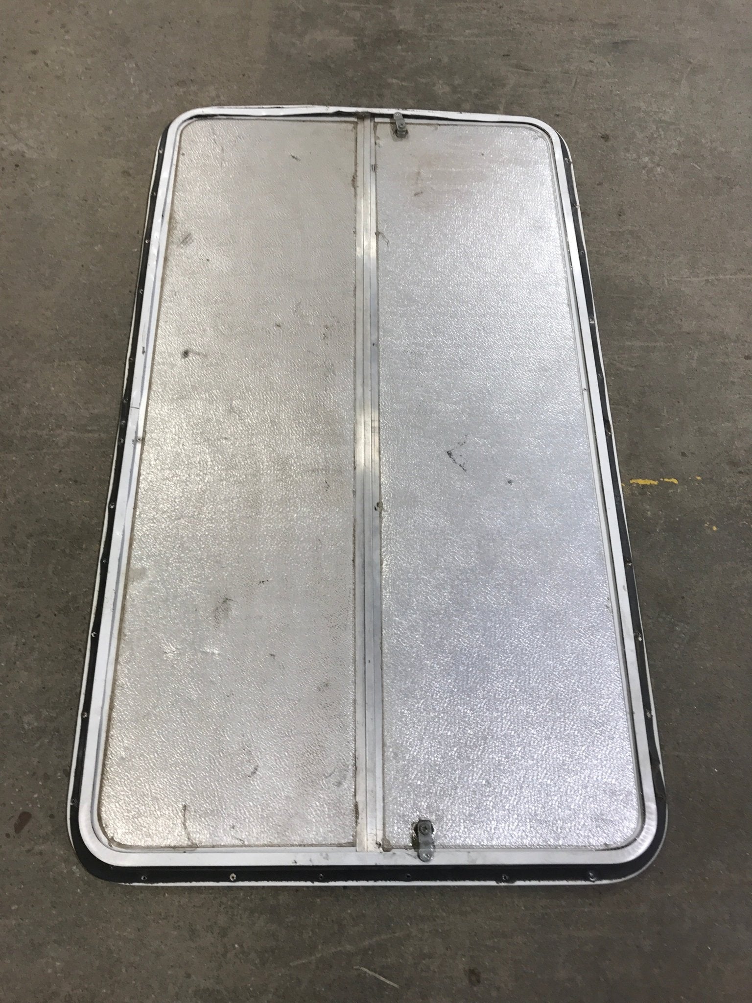 Used Radius Cornered Cargo Door 47 3/4" x 27" x 3/4" D - Young Farts RV Parts