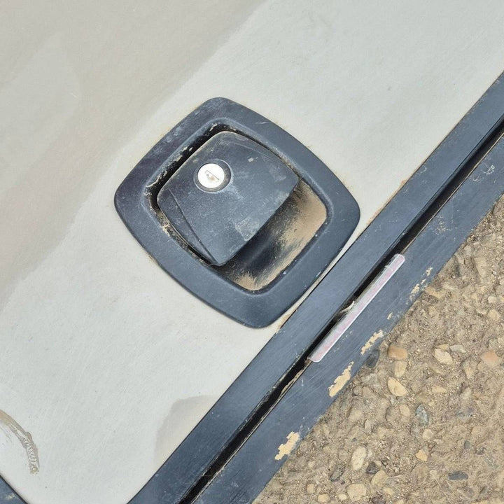 Used Radius Cornered Cargo Door - 47 5/8" X 30 1/8" X 2" - Young Farts RV Parts
