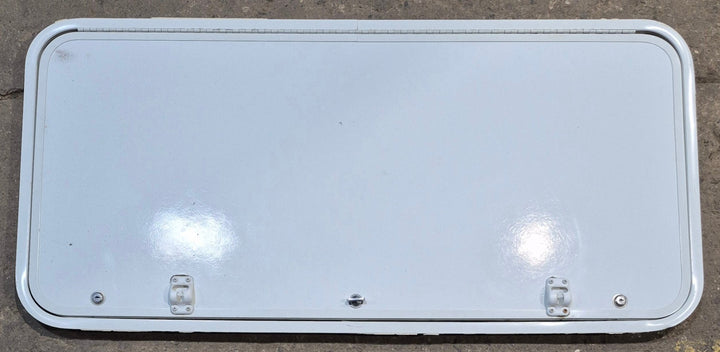 Used Radius Cornered Cargo Door 49 3/4" x 22 3/4" x 1 1/4" D - Young Farts RV Parts