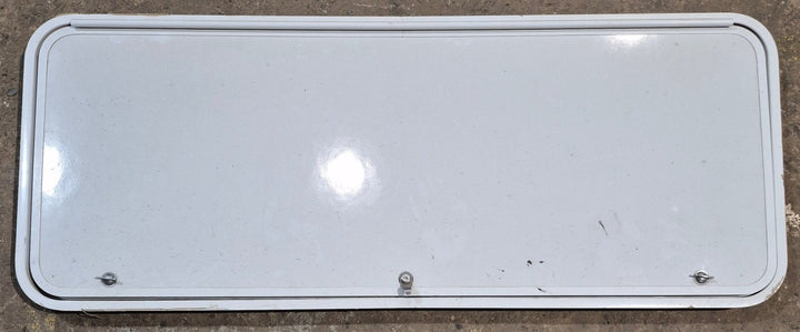 Used Radius Cornered Cargo Door 55 3/4" x 21 1/2" x 2" D - Young Farts RV Parts