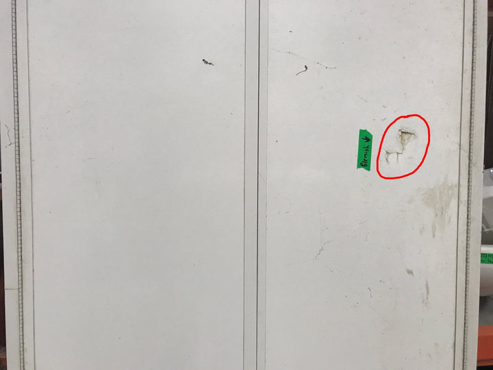 Used Radius Cornered Cargo Door 59 3/4" x 29 3/4" x 1" D - Young Farts RV Parts