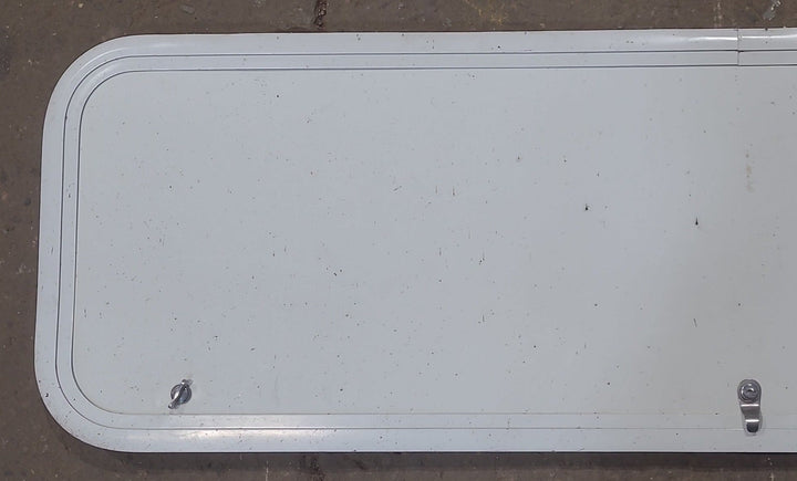 Used Radius Cornered Cargo Door 60" x 16 3/4" x 5/8" D - Young Farts RV Parts