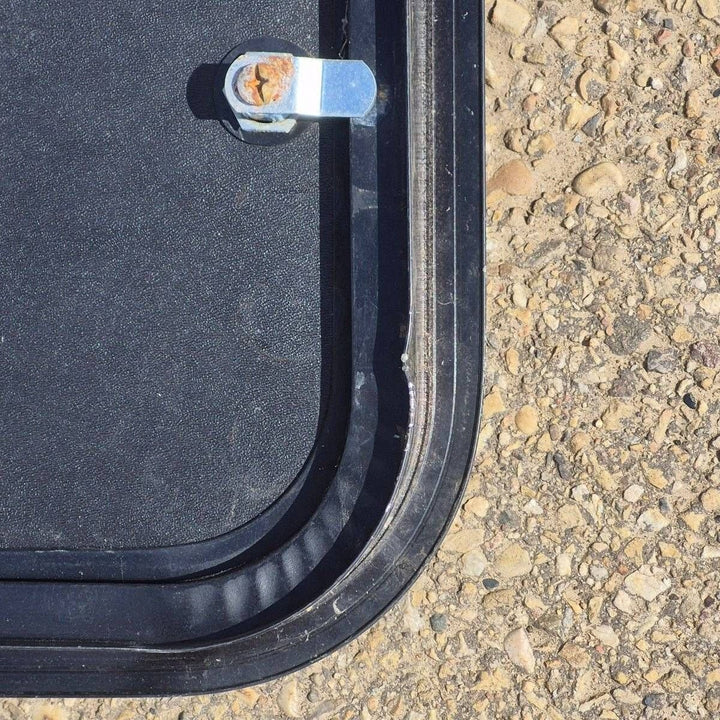 Used Radius Cornered Cargo Door - 65 5/8" X 47 3/4" X 1 7/8" - Young Farts RV Parts
