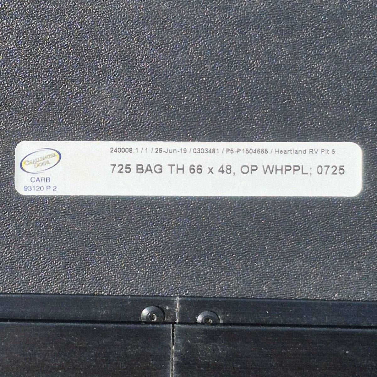 Used Radius Cornered Cargo Door - 65 5/8