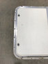 Used Radius Cornered Cargo LPG Door 27" W x 25 1/4" H X 3/4" D - Young Farts RV Parts