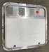 Used Radius Cornered Cargo LPG Door 27" W x 25 1/4" H X 3/4" D - Young Farts RV Parts