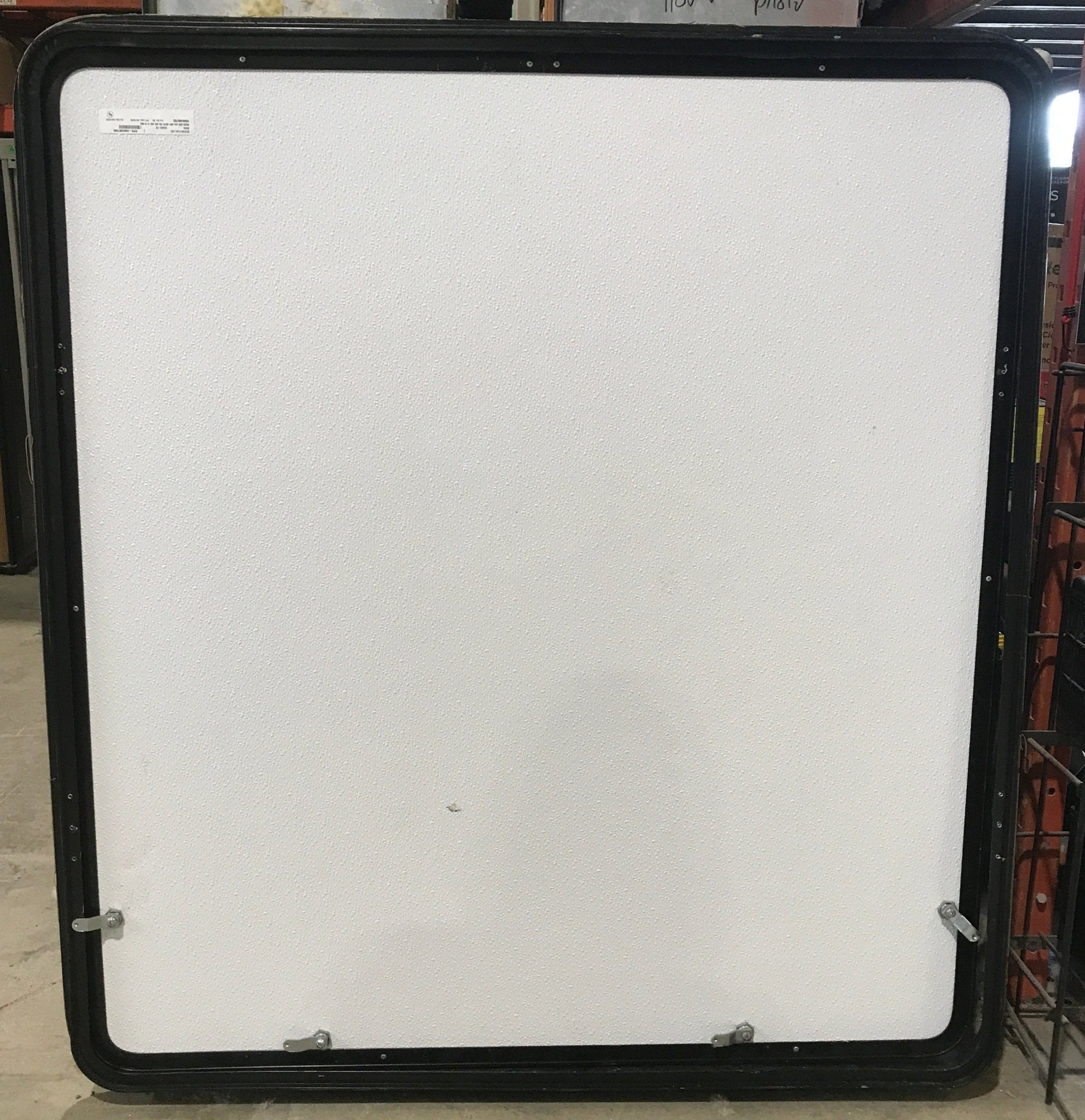 Used Radius Cornered Outdoor Kitchen Compartment Door 43 3/4" W x 47 3/4" H x 1 3/4" D - Young Farts RV Parts