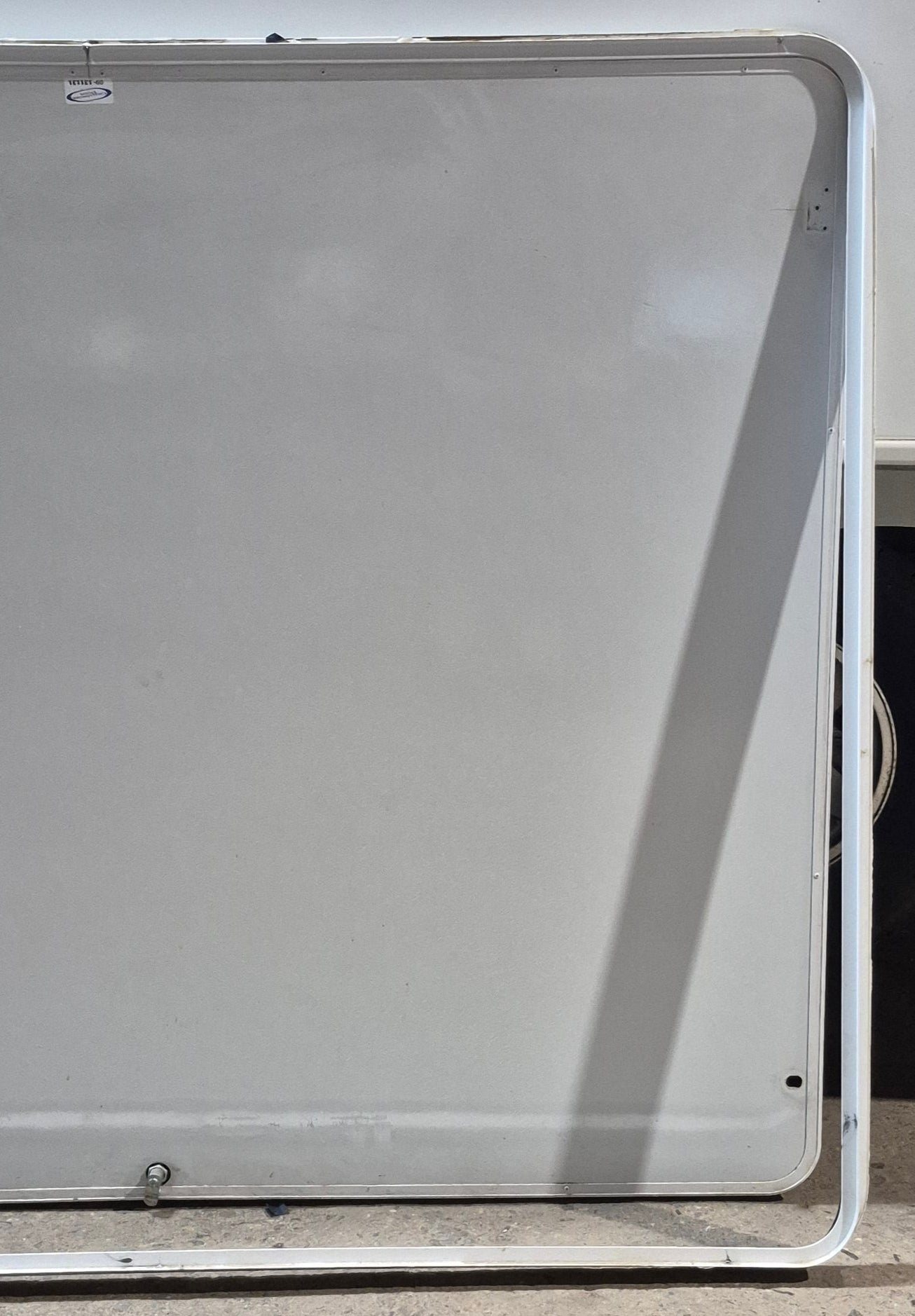 Used Radius Cornered Outdoor Kitchen Compartment Door 63 3/4" W x 51 1/2" H x 2" D - Young Farts RV Parts