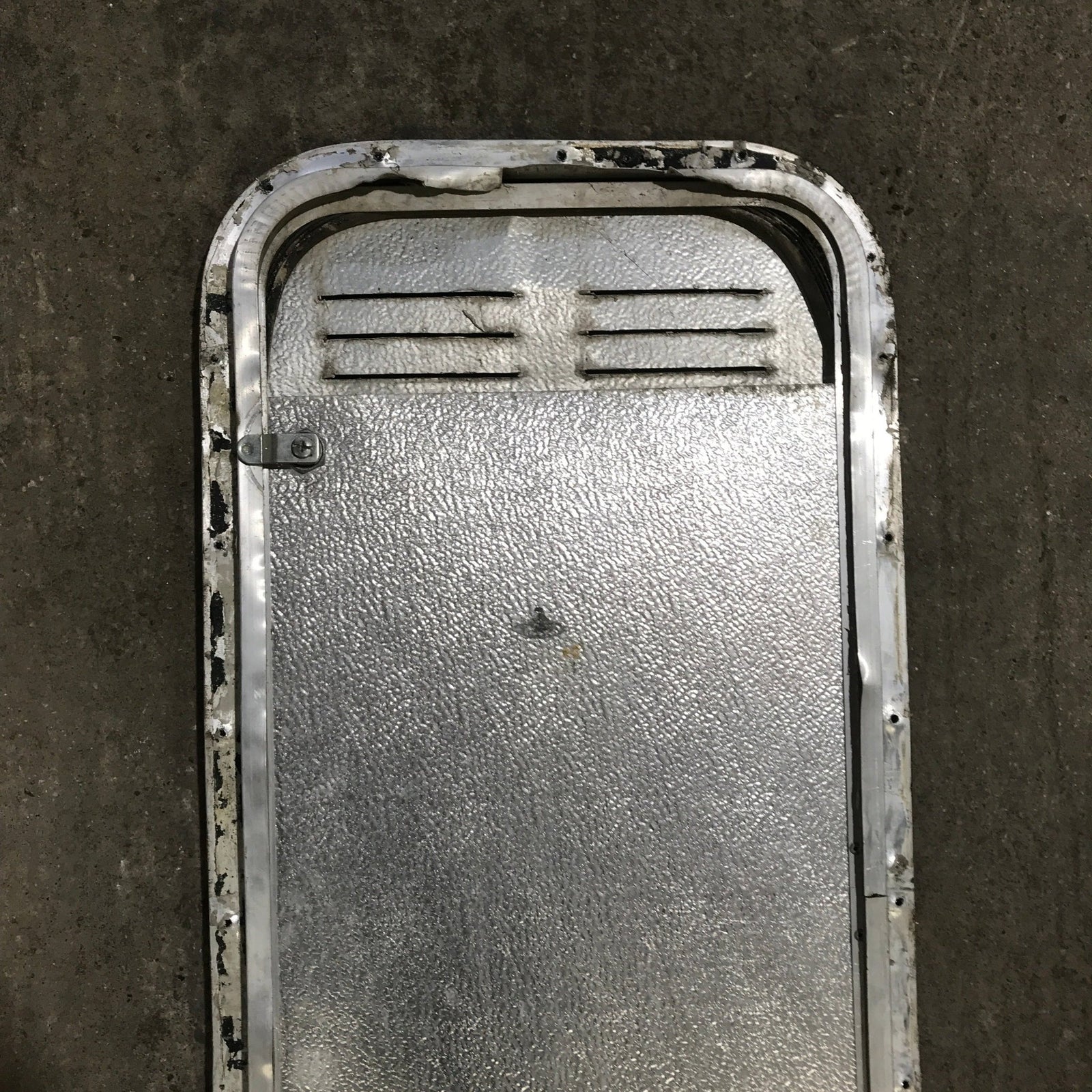 Used Radius Cornered Propane / Battery Cargo Door 13 3/4