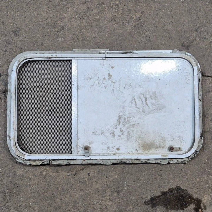 Used Radius Cornered Propane/ Battery Door - 29 7/8" X 17" X 1/2" - Young Farts RV Parts
