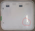 Used Radius Cornered Propane Cargo Door 29 5/8" x 26" x 5/8"D - Young Farts RV Parts