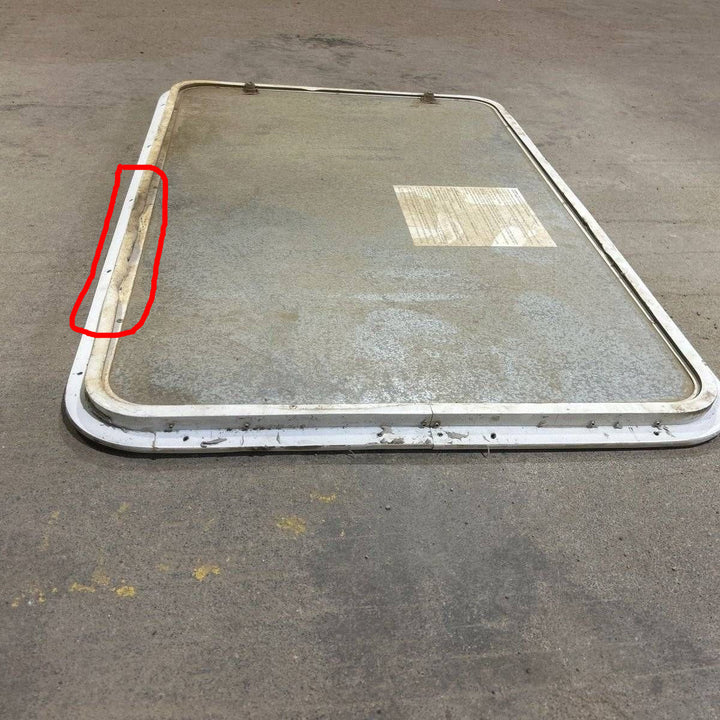 Used Radius Cornered Propane/Cargo Door - 35.75 X 23.75 X 0.75 - Young Farts RV Parts