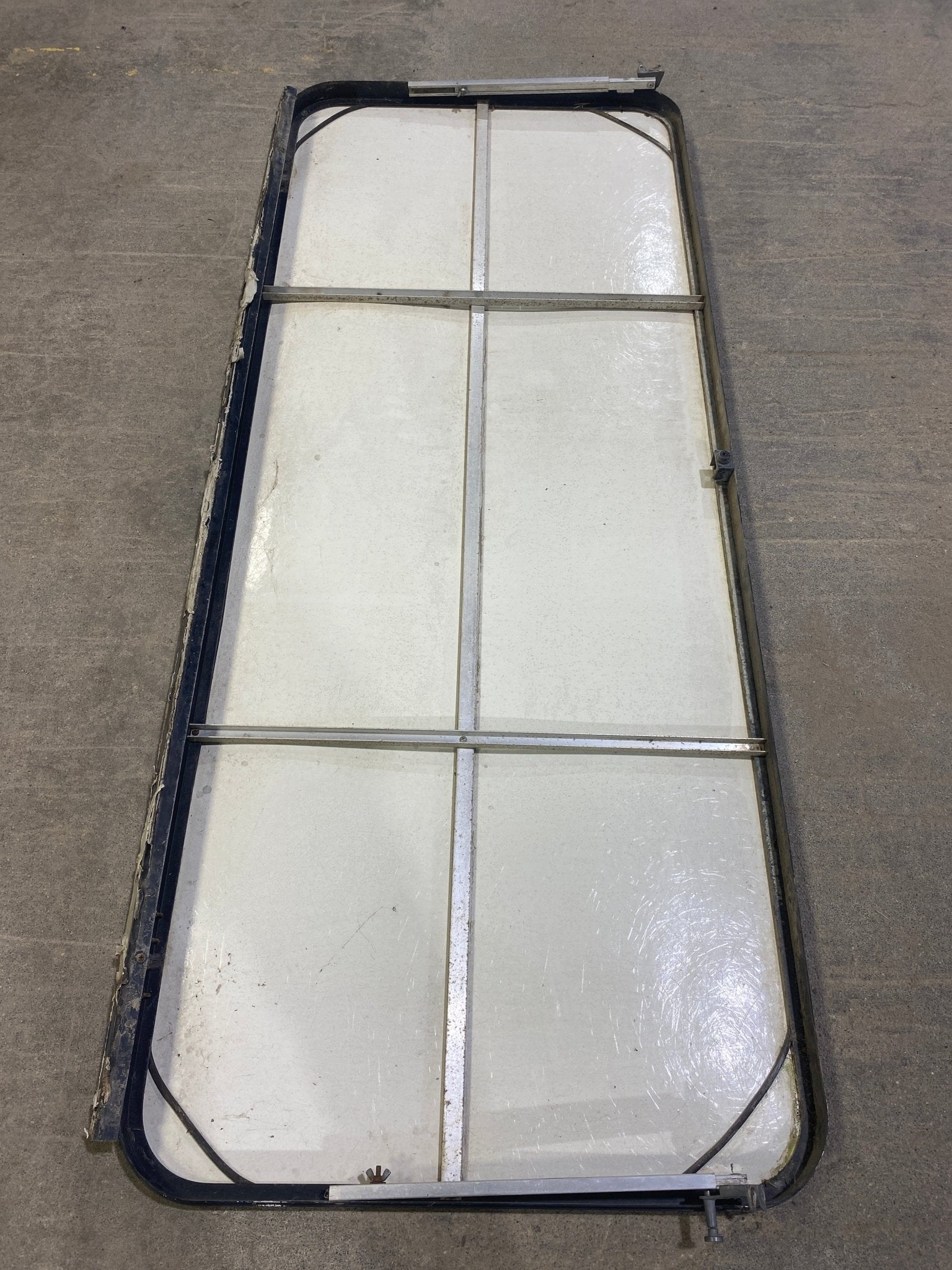 Used Radius Opening Rock Guard Cover : 62" x 25" X 1 1/2" D - Young Farts RV Parts