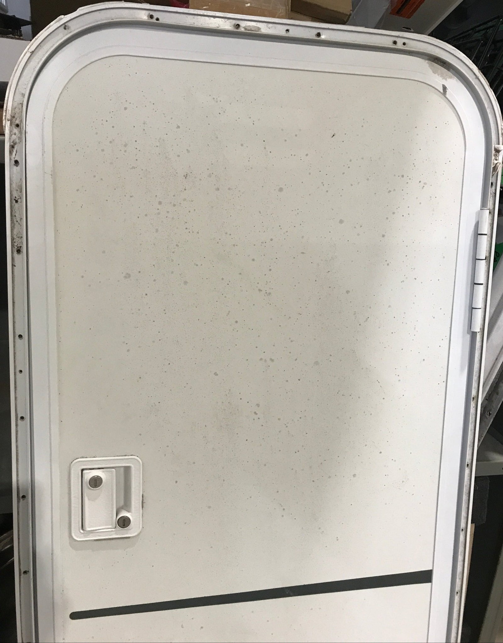 Used Radius Storage/ Teardrop Trailer Entry Door 44