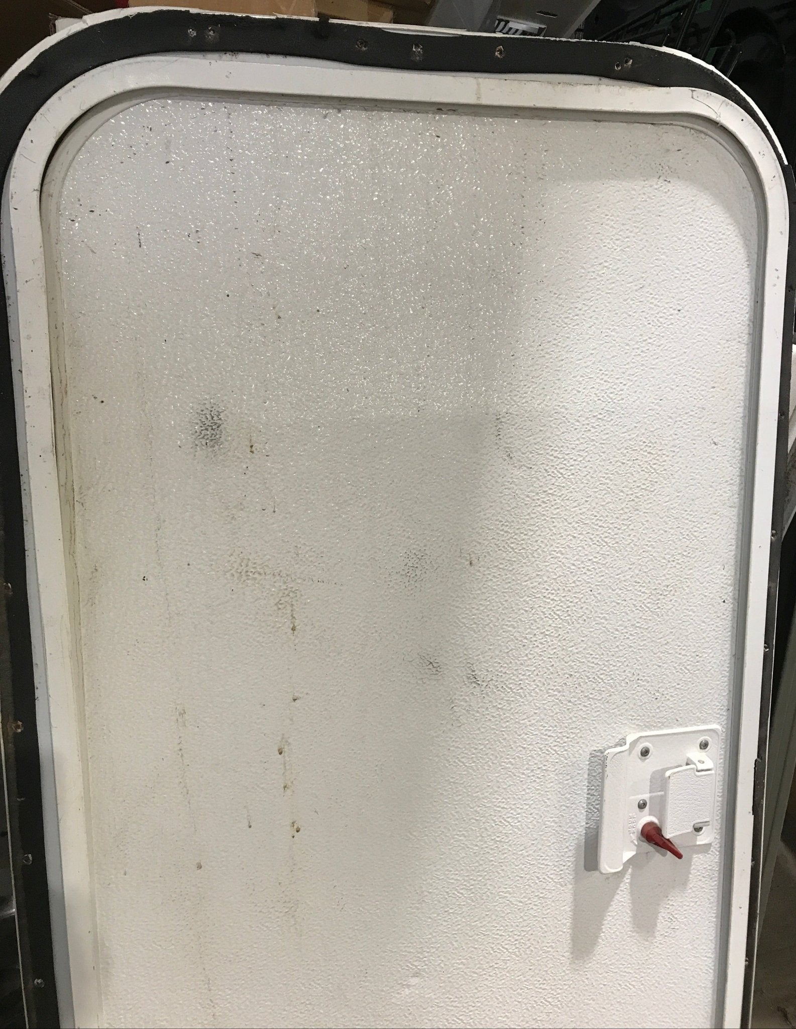 Used Radius Storage/ Teardrop Trailer Entry Door 44