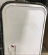 Used Radius Storage/ Teardrop Trailer Entry Door 44" x 22" x 1 1/2" D - Young Farts RV Parts
