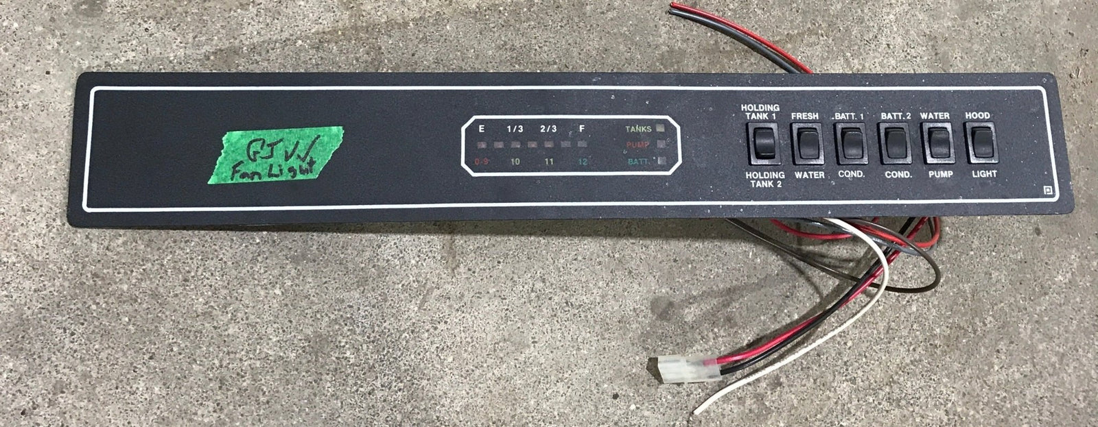 Used Range Hood Fan Front Panel with Circuit Board - Young Farts RV Parts