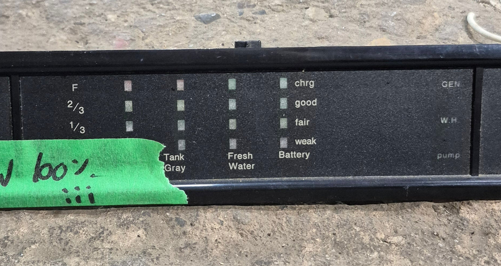 Used Range Hood Fan Front Panel with Circuit Board - Young Farts RV Parts