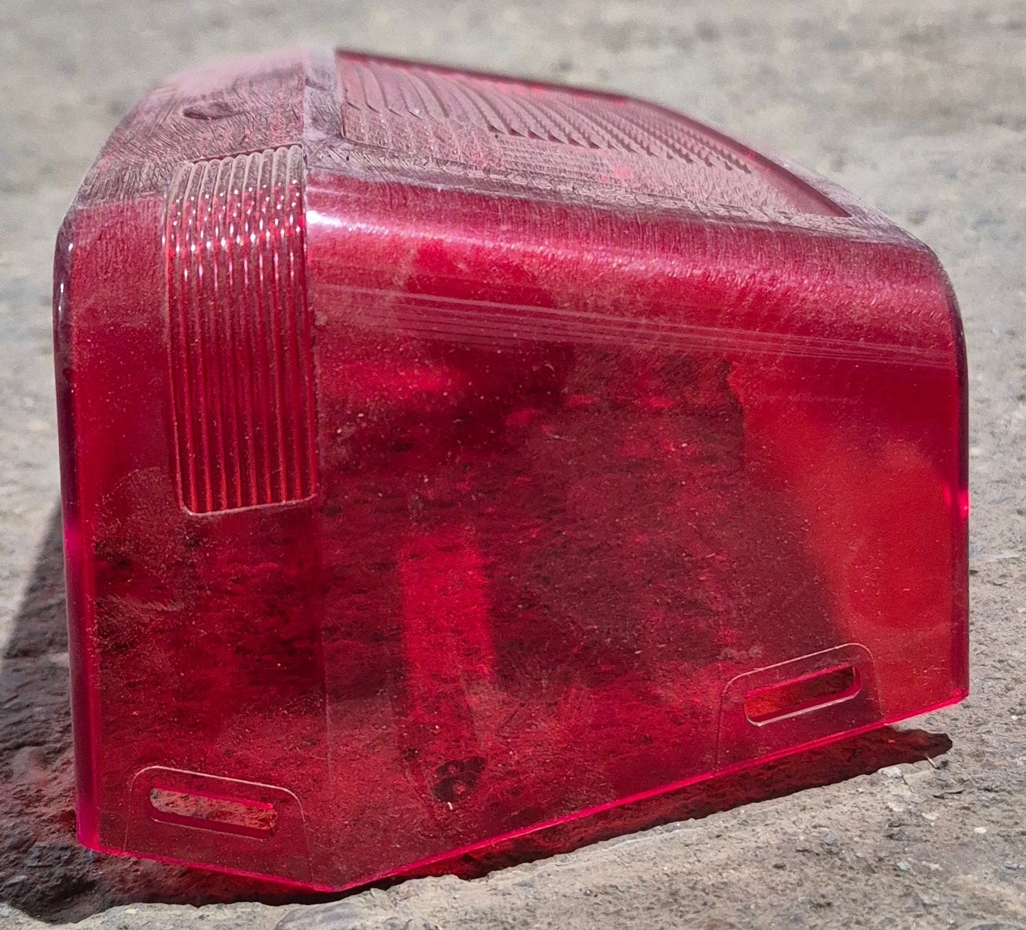 Used RARE Wesbar Wrap Around Tail Light Replacement Lens - Driver Side - Young Farts RV Parts