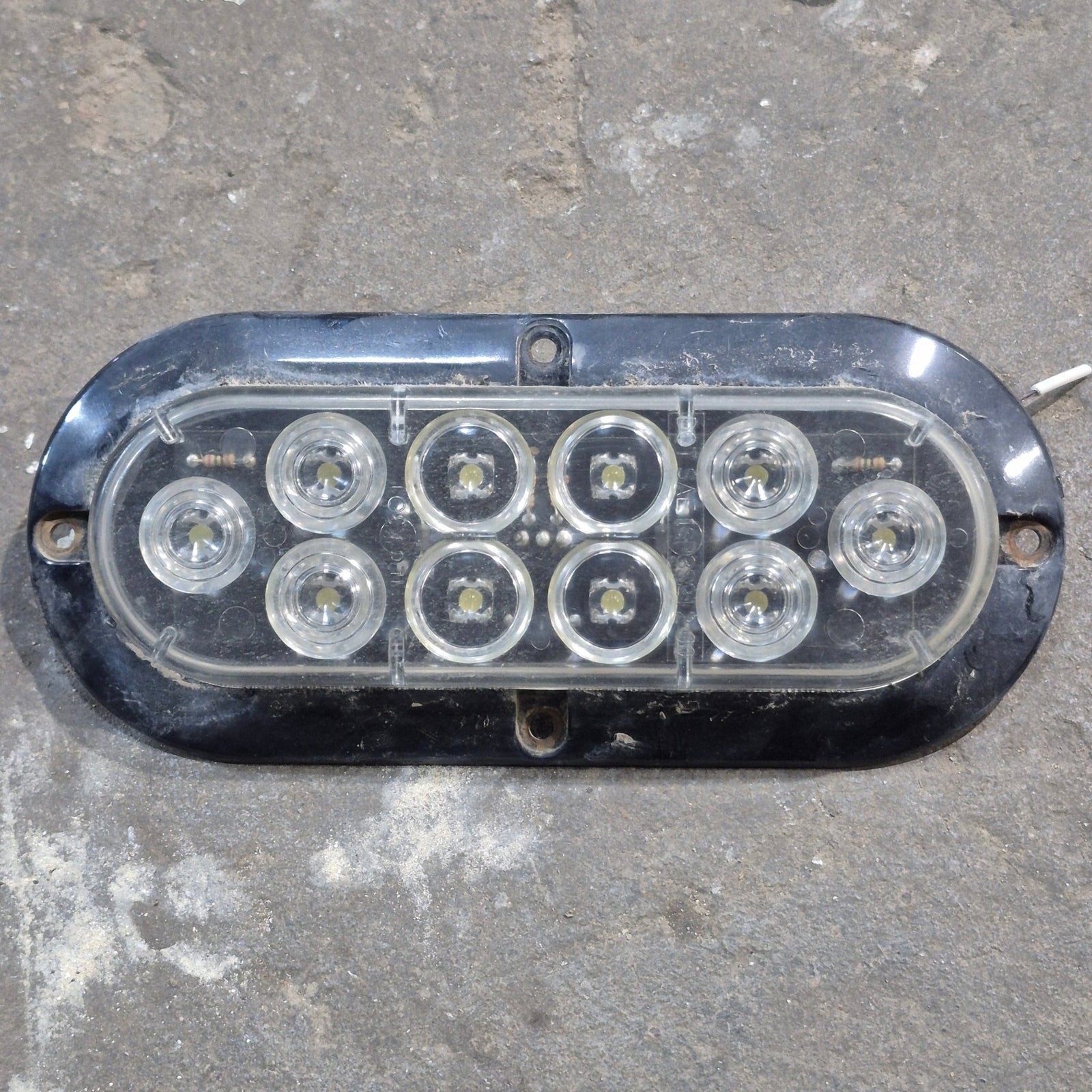 Used Replacement Marker Light Assembly, LED - Clear - Young Farts RV Parts
