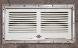 Used Retro DOMETIC (RM2301) - Off White Vent Door with Silver Trim