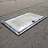 Used Retro Norcold / Dometic White Vent Door, With Silver Trim - 616010 - Young Farts RV Parts