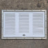 Used Retro Norcold / Dometic White Vent Door, With Silver Trim - 616010 - Young Farts RV Parts