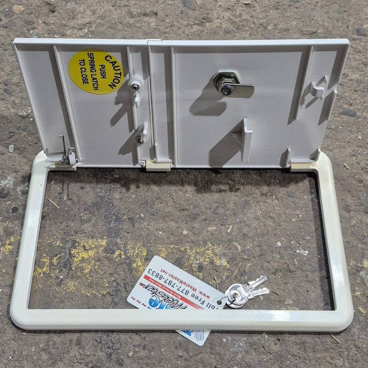 Used RV Access Hatch - 13" x 7.75" - Young Farts RV Parts