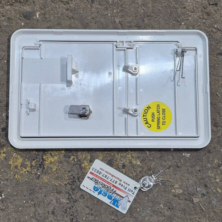 Used RV Access Hatch - 13" x 7.75" - Young Farts RV Parts