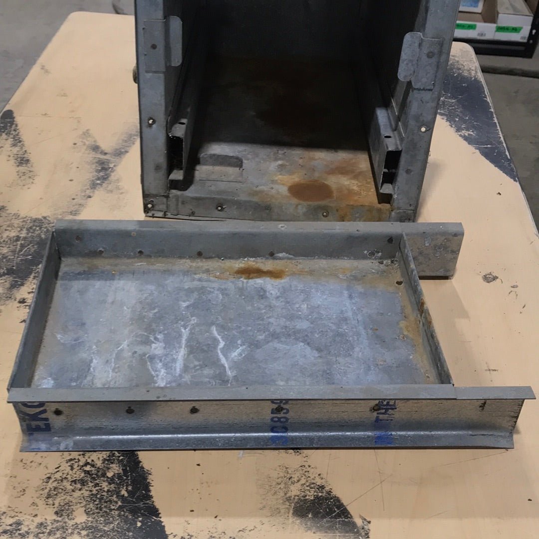 Used RV Battery Metal Box 11" W x 13 3/4" H x 16 1/4" D - Young Farts RV Parts