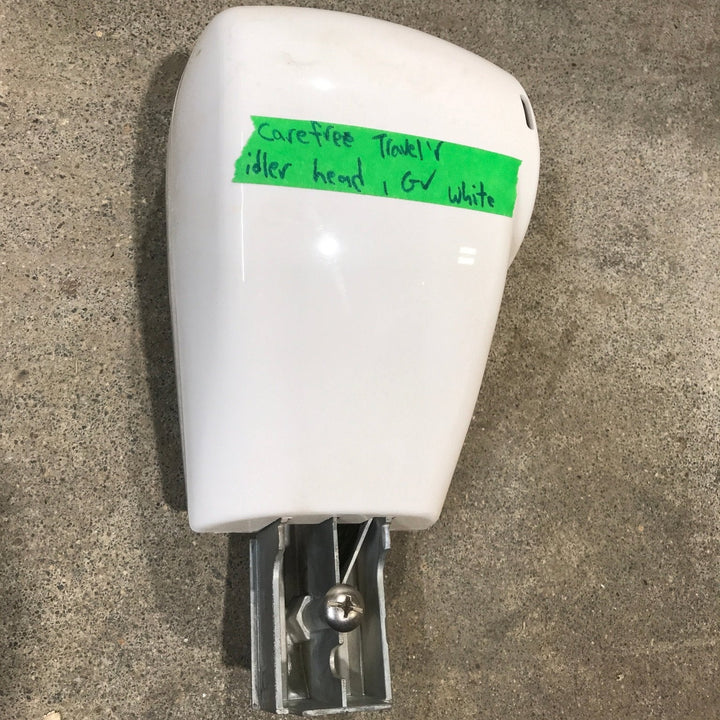 Used RV Carefree TRAVL'R Idler Awning Head - WHITE - Young Farts RV Parts