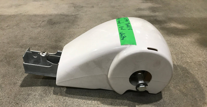 Used RV Carefree TRAVL'R Idler Awning Head - WHITE - Young Farts RV Parts