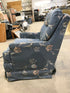 Used RV Chair - Blue with design - Young Farts RV Parts