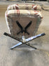 Used RV Chair - Light Tan with design - Young Farts RV Parts