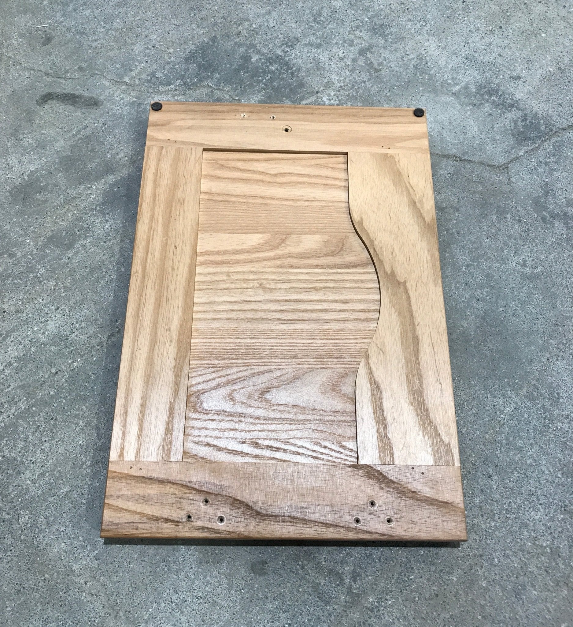 Used RV Cupboard/ Cabinet Door 16" H X 10 3/4" W X 3/4" D - Young Farts RV Parts