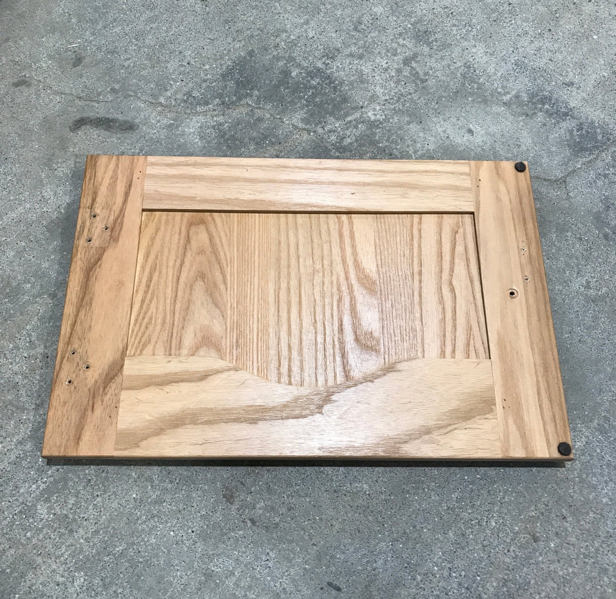 Used RV Cupboard/ Cabinet Door 16" H X 10 3/4" W X 3/4" D - Young Farts RV Parts