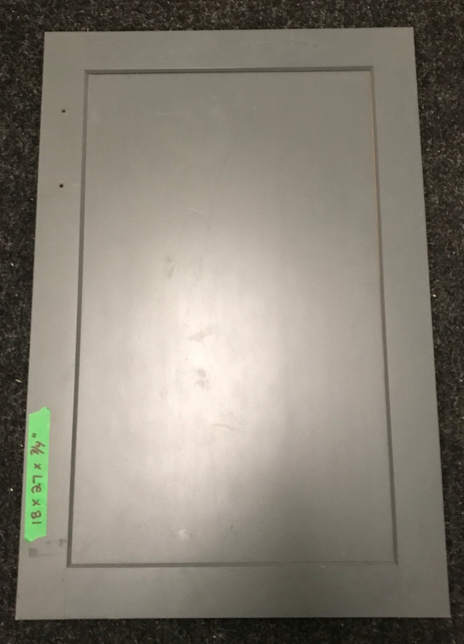 Used RV Cupboard/ Cabinet Door 27" H X 18" W X 3/4" D - Young Farts RV Parts