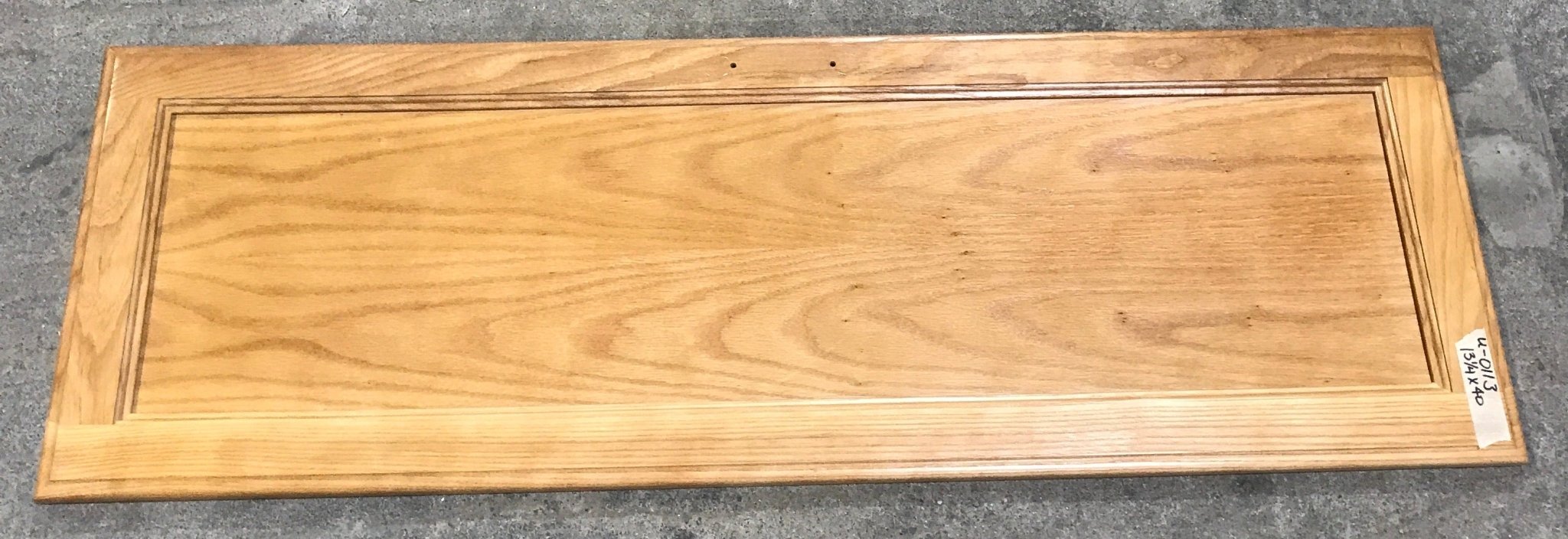 Used RV Cupboard/ Cabinet Door 40" H X 13 1/4" W X 3/4" D - Young Farts RV Parts