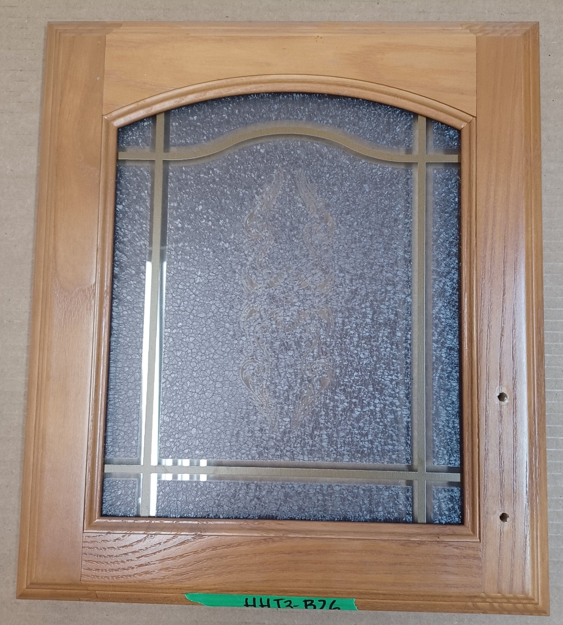 Used RV Cupboard/Cabinet Door 15 3/4" H X 13 3/4" W X 1/2" D - Young Farts RV Parts