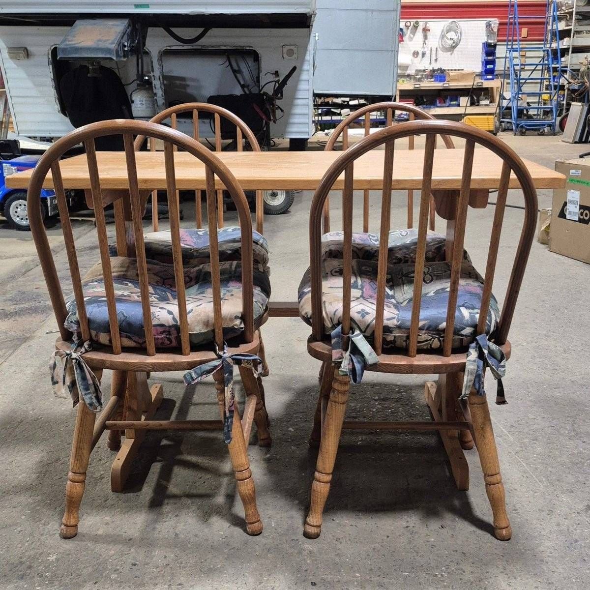 Used RV Dining Table Set- 5 piece - Young Farts RV Parts
