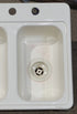 Used RV Double Kitchen Sink 24 3/8” W x 18 3/4” L - Young Farts RV Parts