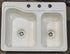 Used RV Double Kitchen Sink 24 3/8” W x 18 3/4” L - Young Farts RV Parts