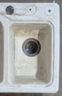Used RV Double Kitchen Sink 25” W x 18” L - Young Farts RV Parts