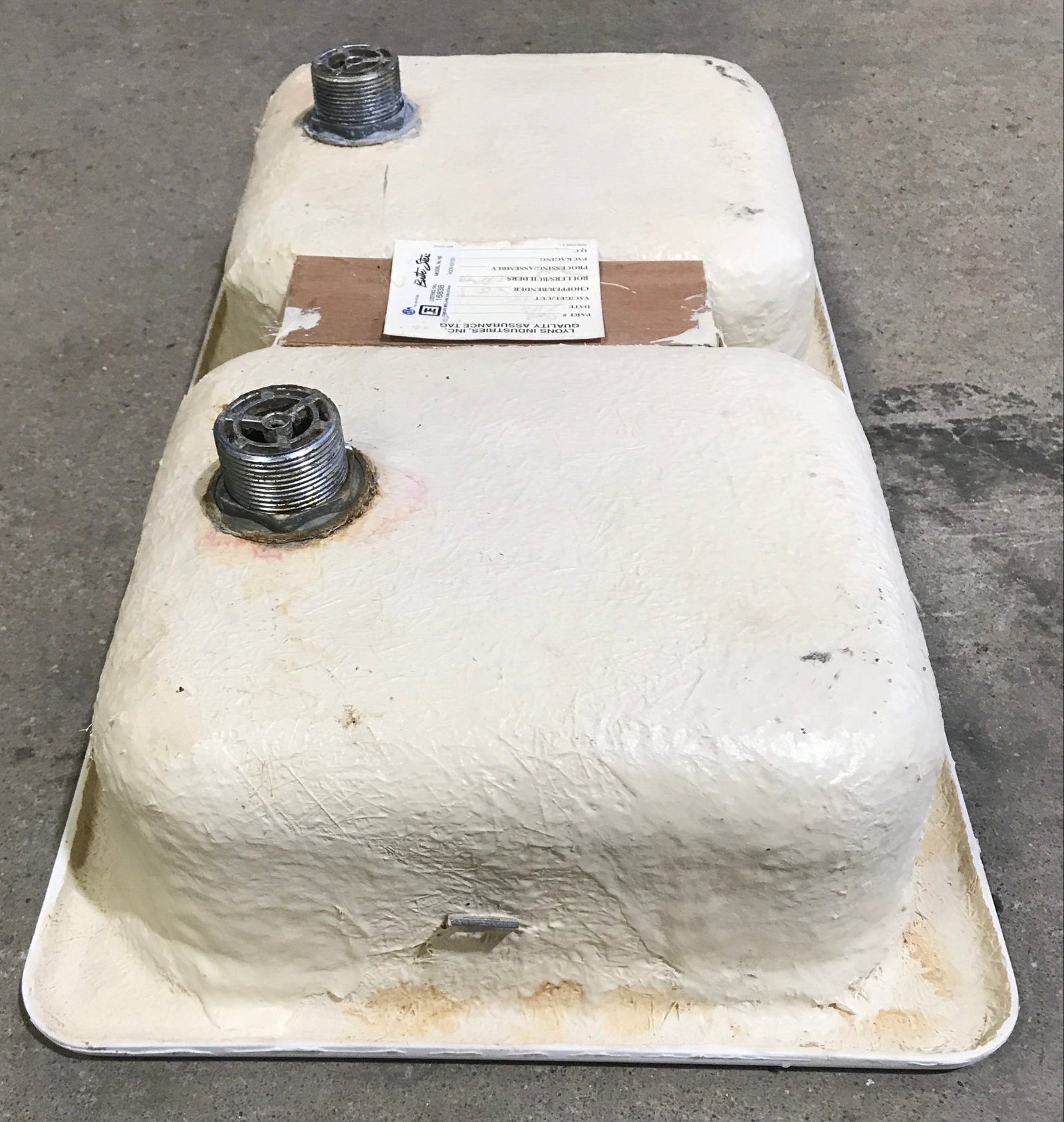 Used RV Double Kitchen Sink - 26 1/2” W x 15” L - Young Farts RV Parts